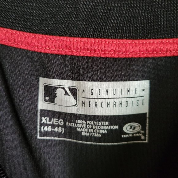 Arizona Diamondbacks Short-Sleeve Jersey Shirt Men's XL Black Authentic True Fan - Picture 4 of 5